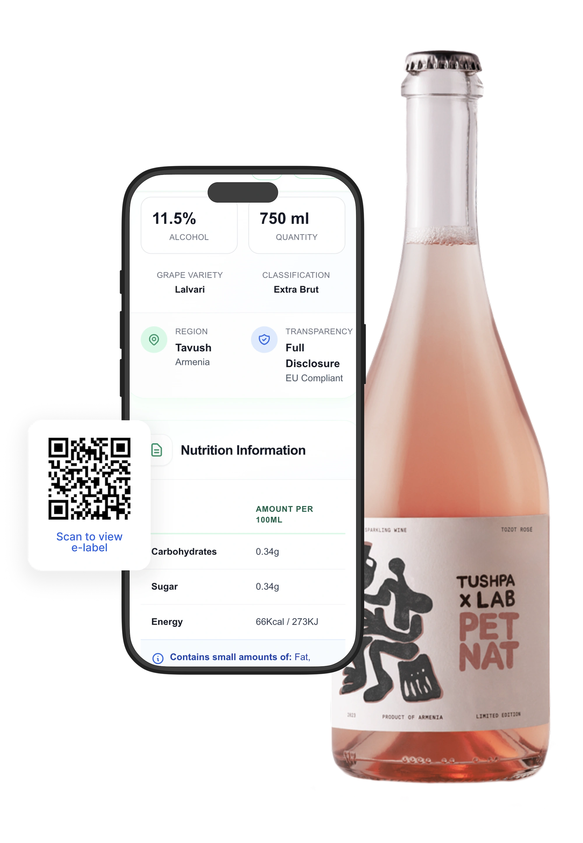 ScanWine E-Label Demo